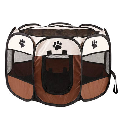 Pet Nest Pet Dog Cat Delivery Room Foldable Cat Nest Pet Fence Tent Octagonal Cage Pet Supplies
