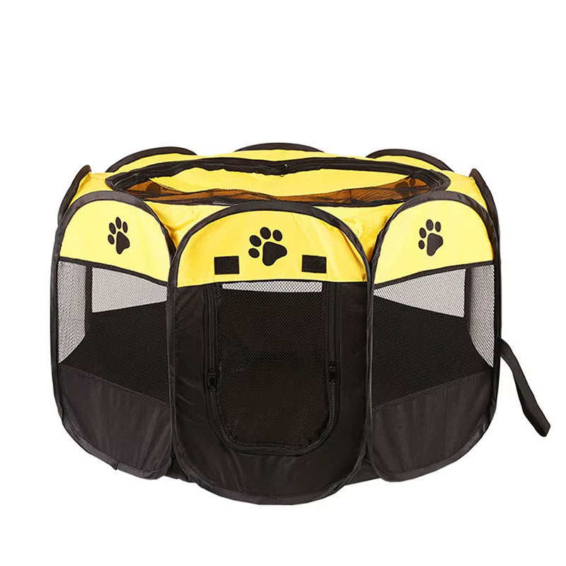 Pet Nest Pet Dog Cat Delivery Room Foldable Cat Nest Pet Fence Tent Octagonal Cage Pet Supplies